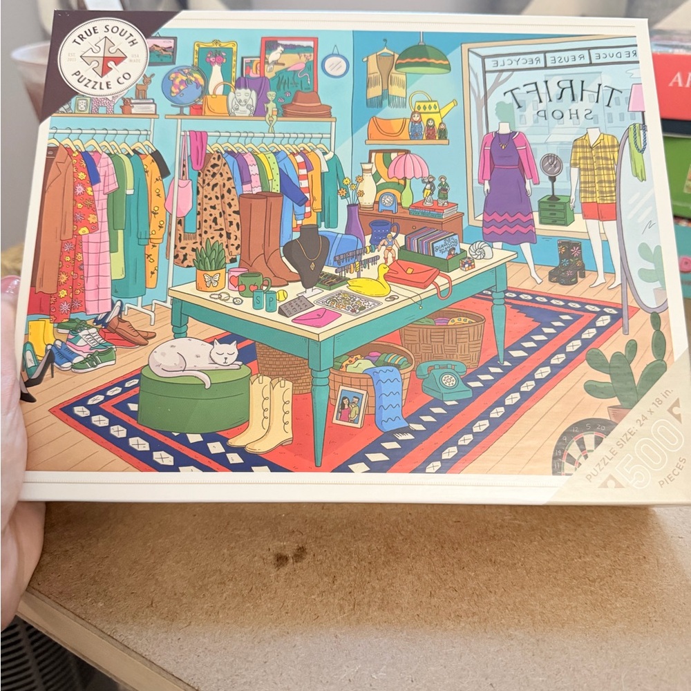 Fun, Thrift Store 500 piece puzzle. Like new.